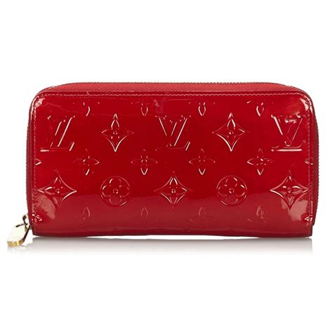 louis vuitton red wallet women's|zippy wallet louis vuitton.